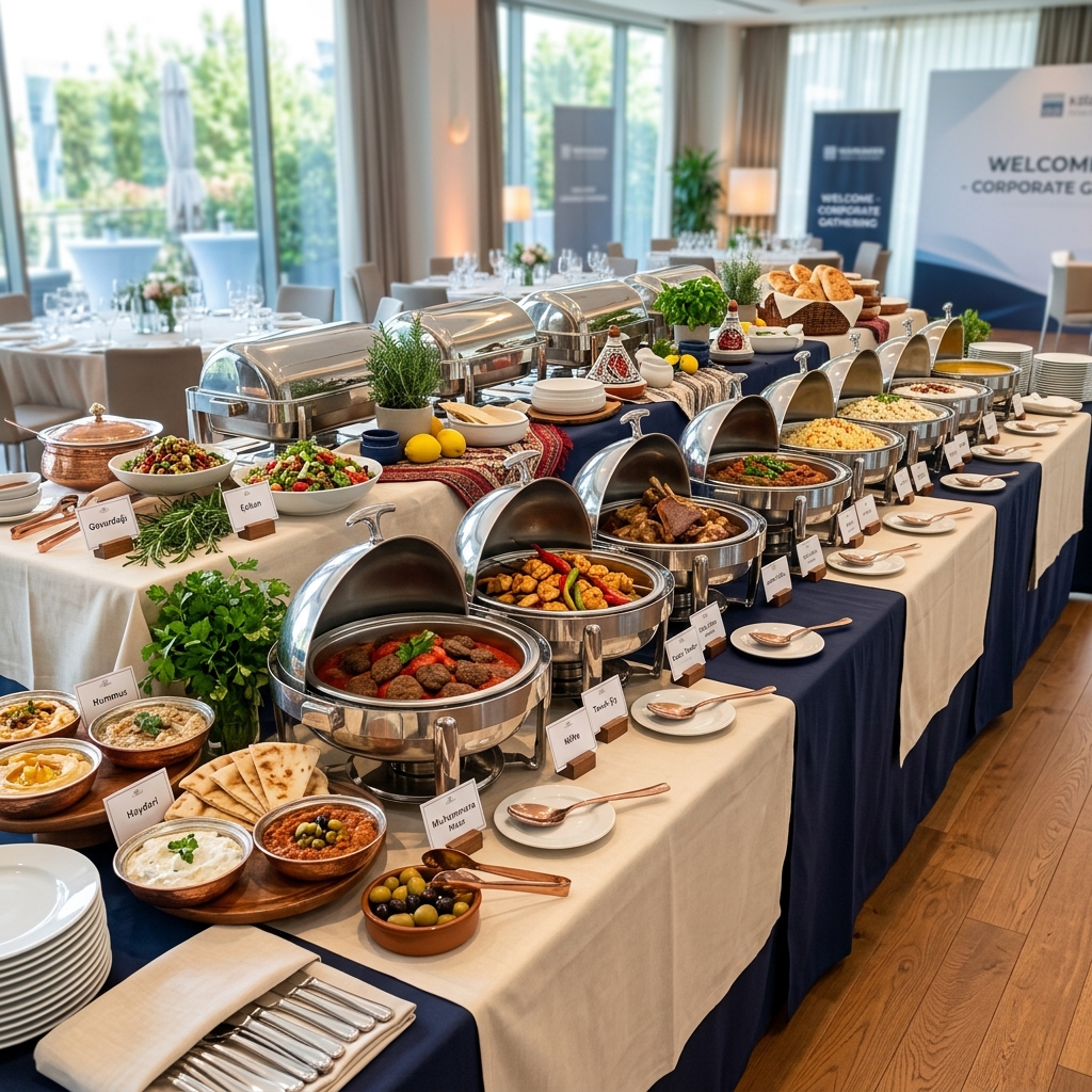 Büyük organizasyon için catering servisi